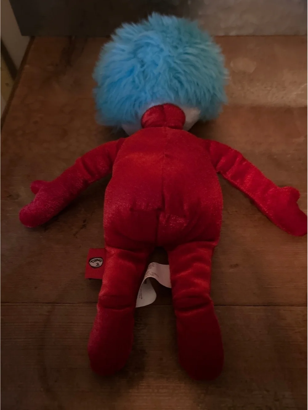 Dr. Seuss Thing 2 Plush Doll with Blue Hair and Red Outfit